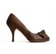 Hudson Snakeskin Pump